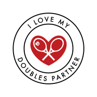 I love my doubles partner logo